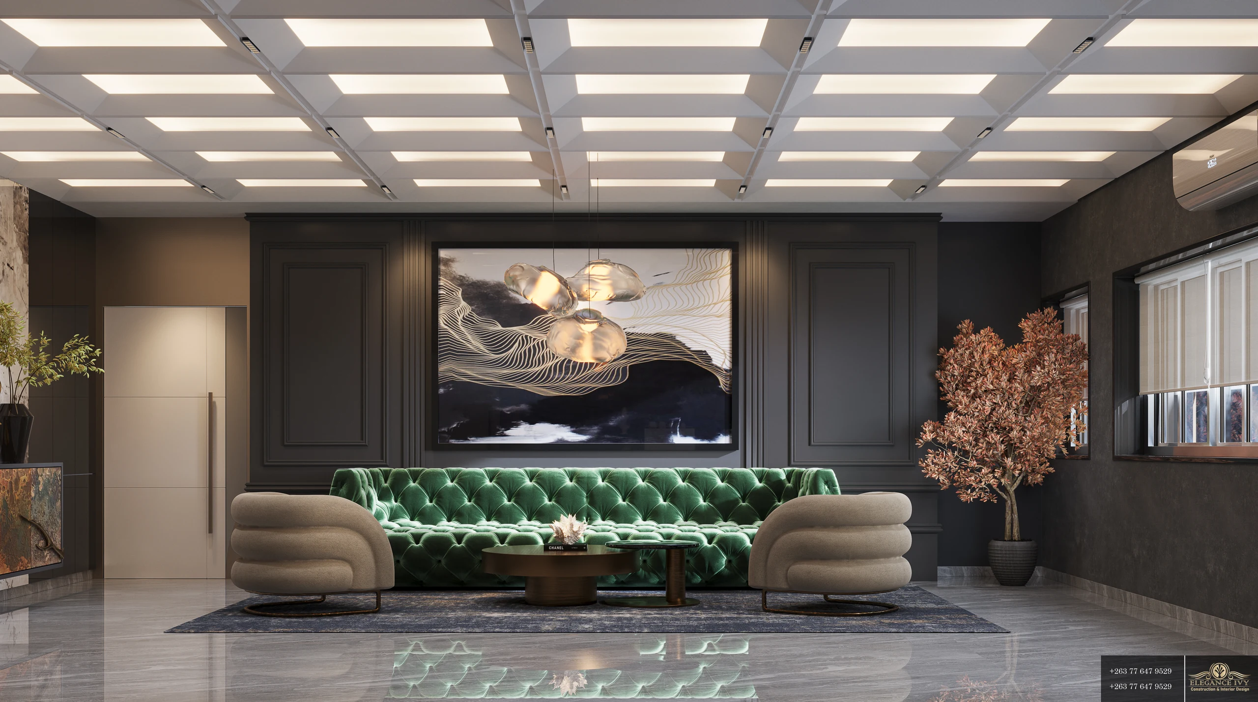 Old Mutual Staff Bar — Design visualisation